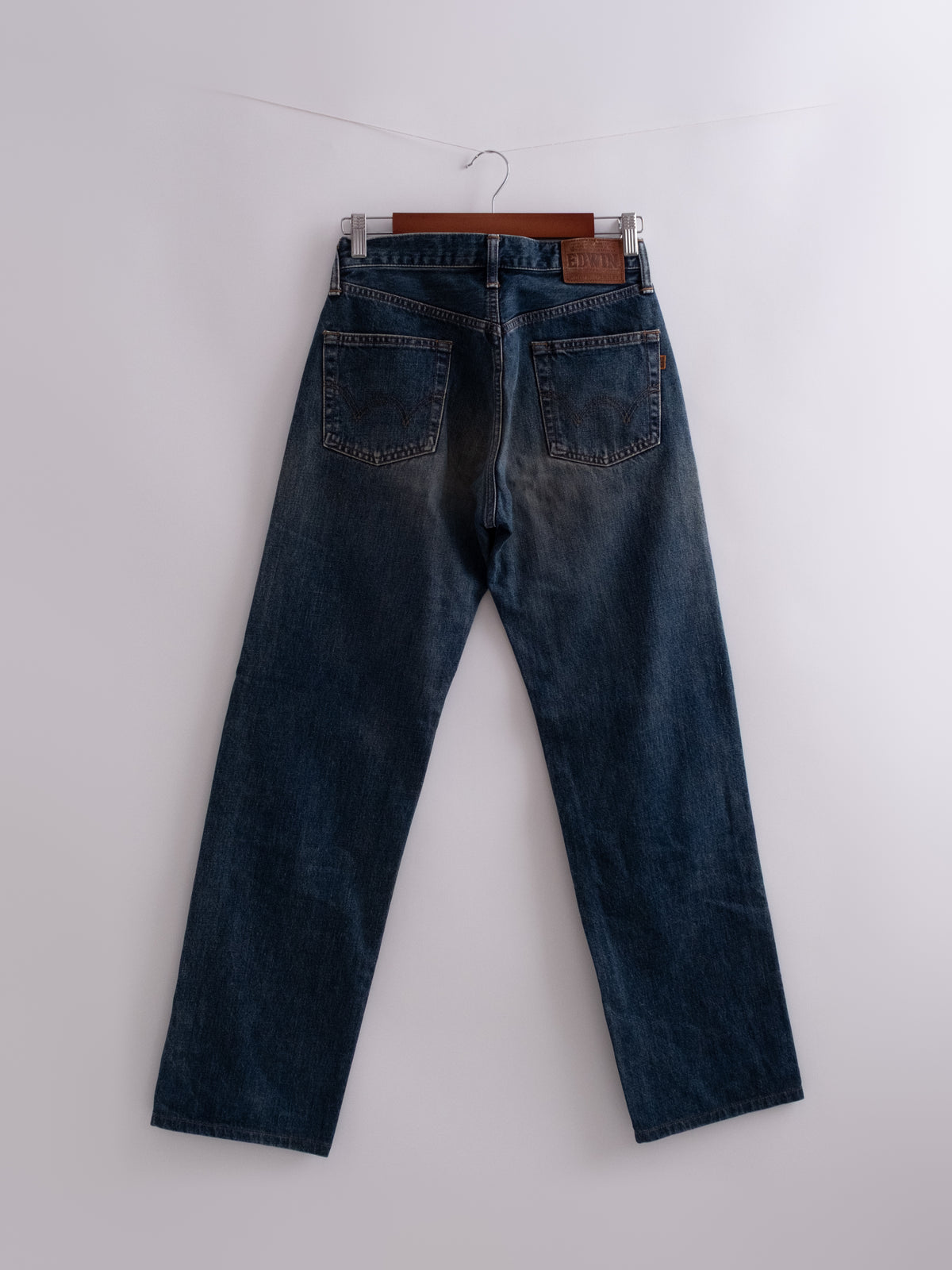Edwin denim, hanging_back view