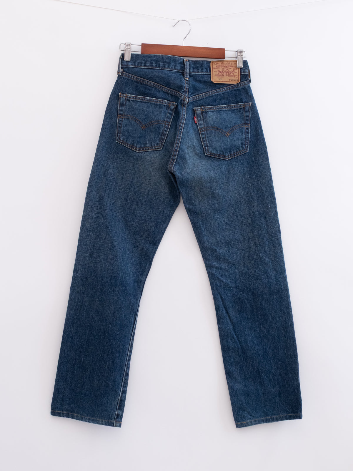 920-1 hung denim, back view