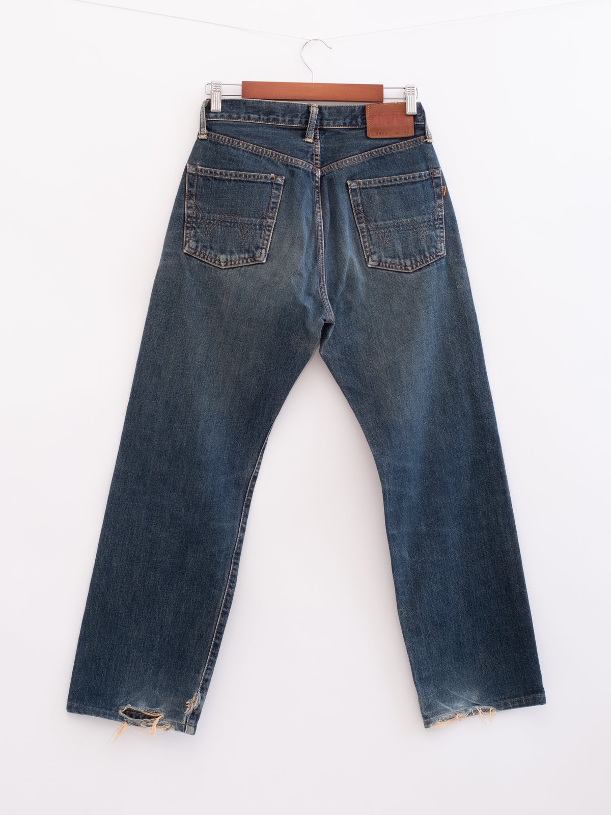920-13 hung denim, back view