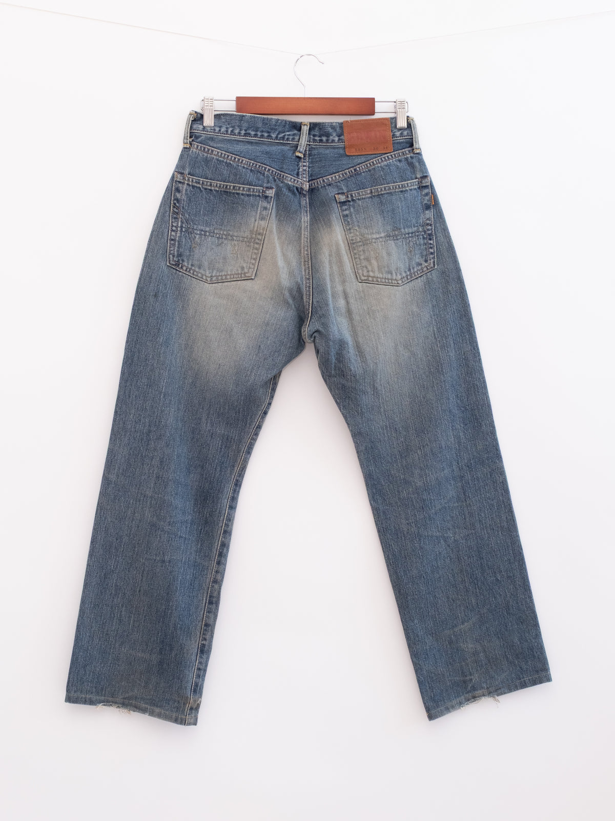 920-14 hung denim, back view