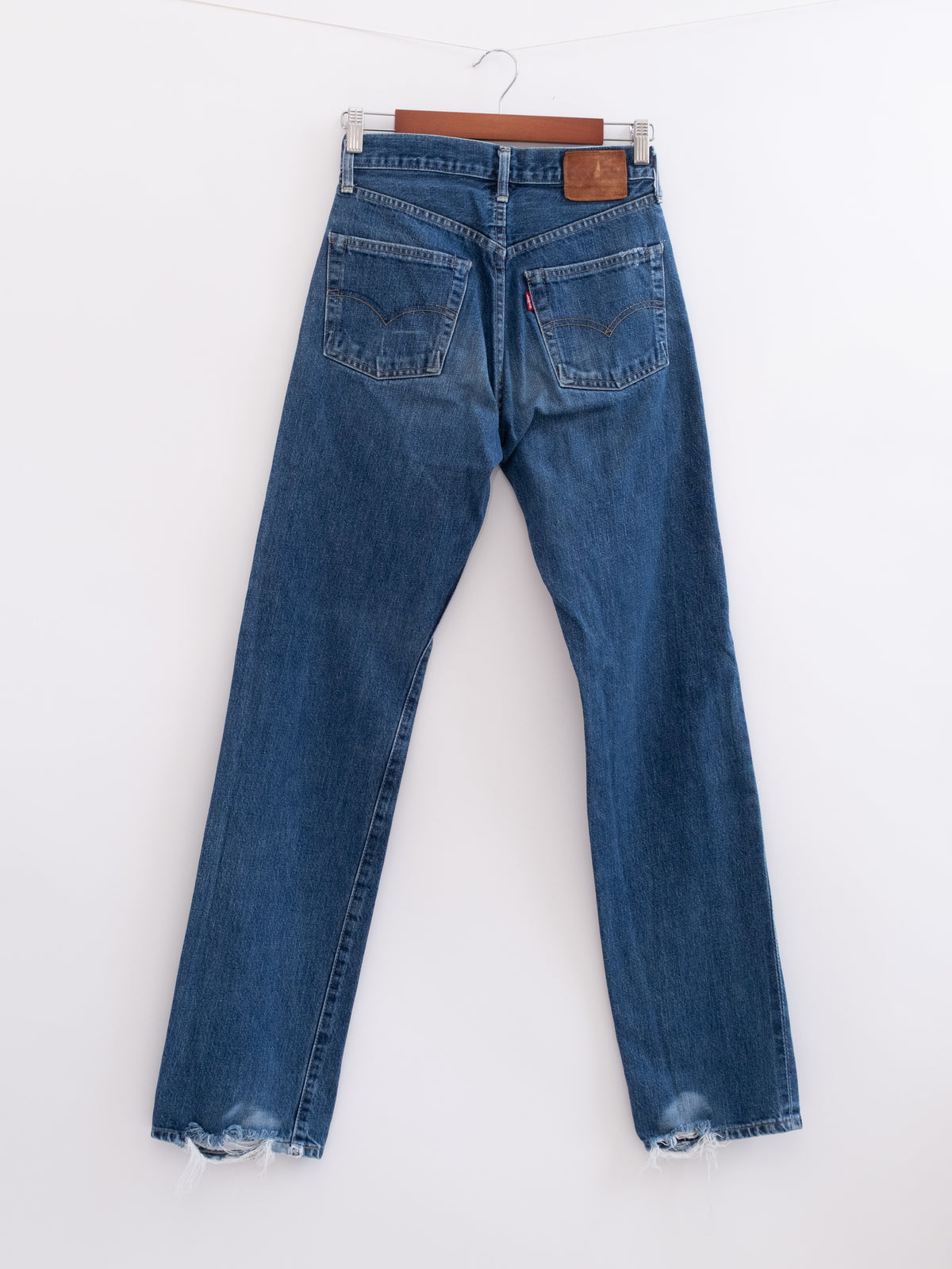 920-2 hung denim, back view