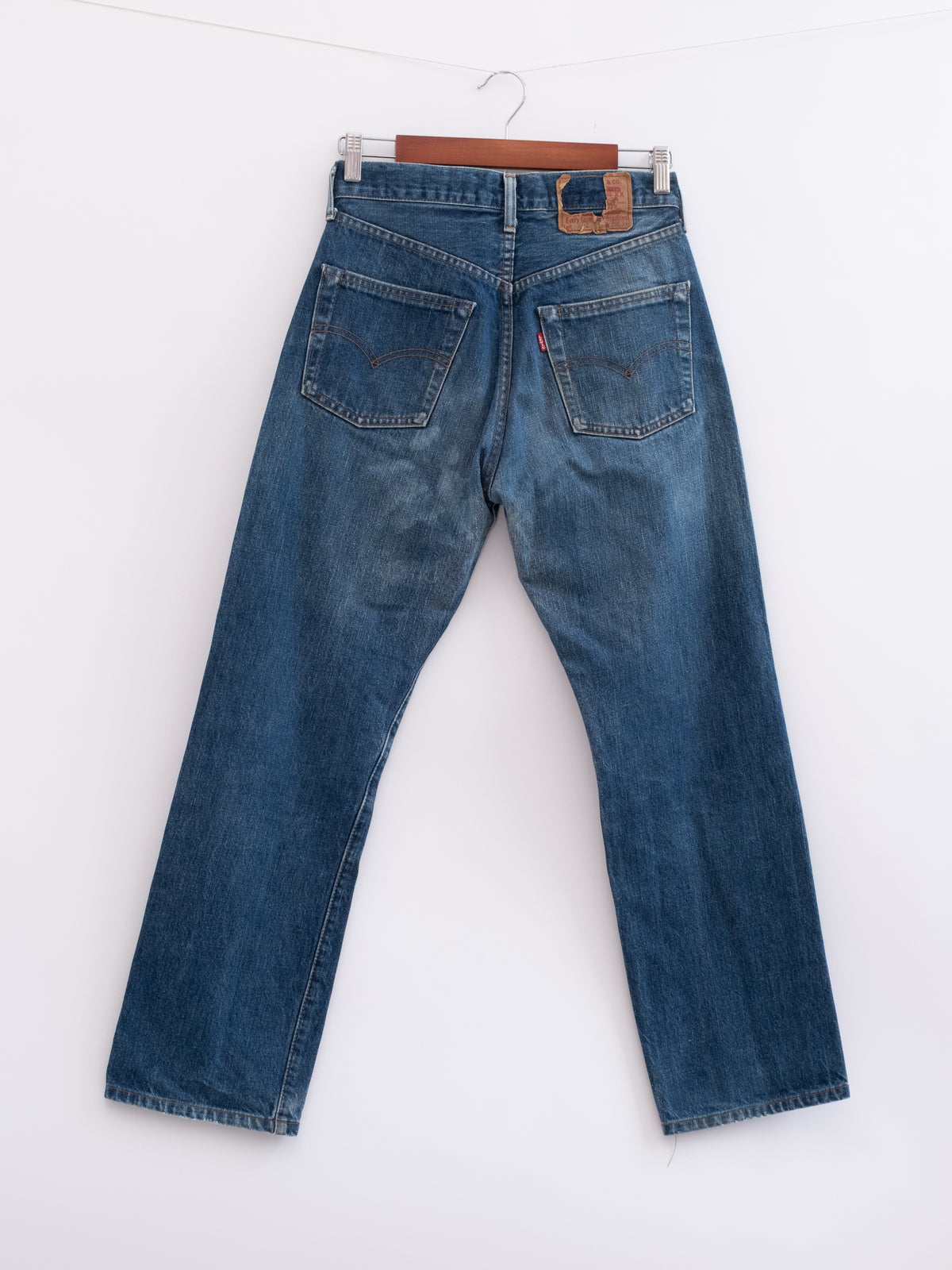 920-3 hung denim, back view