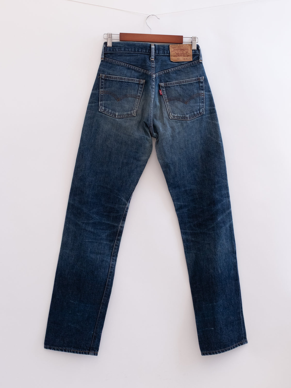 920-32 hung denim, back view