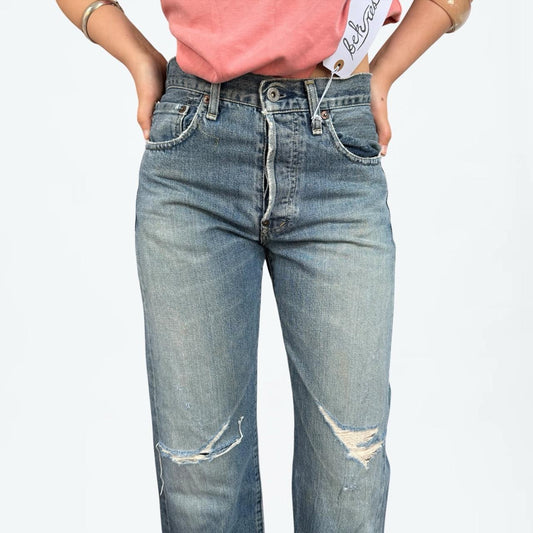 Levi's 1995 Buckle Back Japanese Big E Selvedge Jeans (28 x 32)