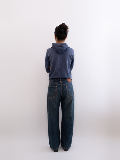 Edwin selvedge denim, model view