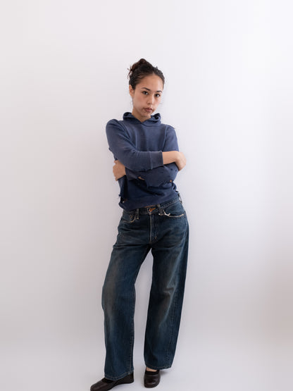 Edwin selvedge denim, model view