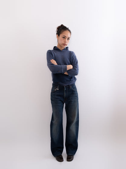 Edwin selvedge denim, model view