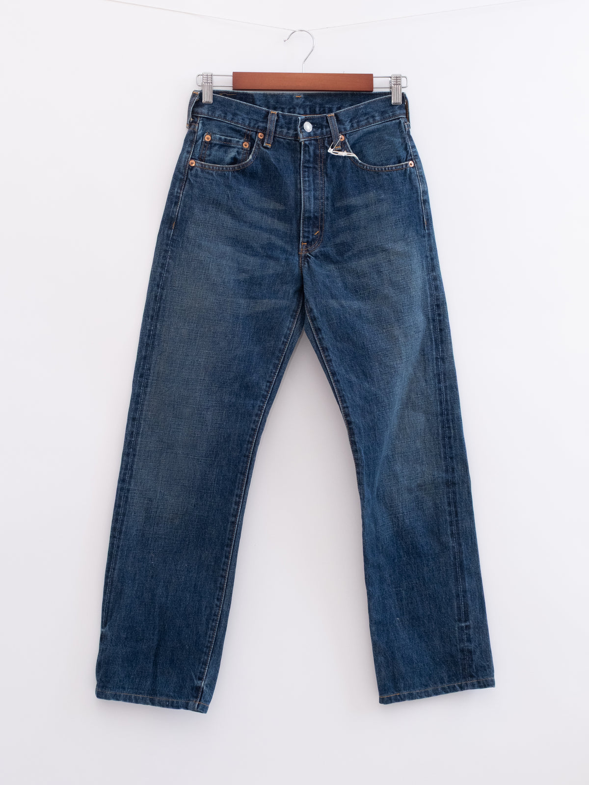 920-1 hung denim, front view