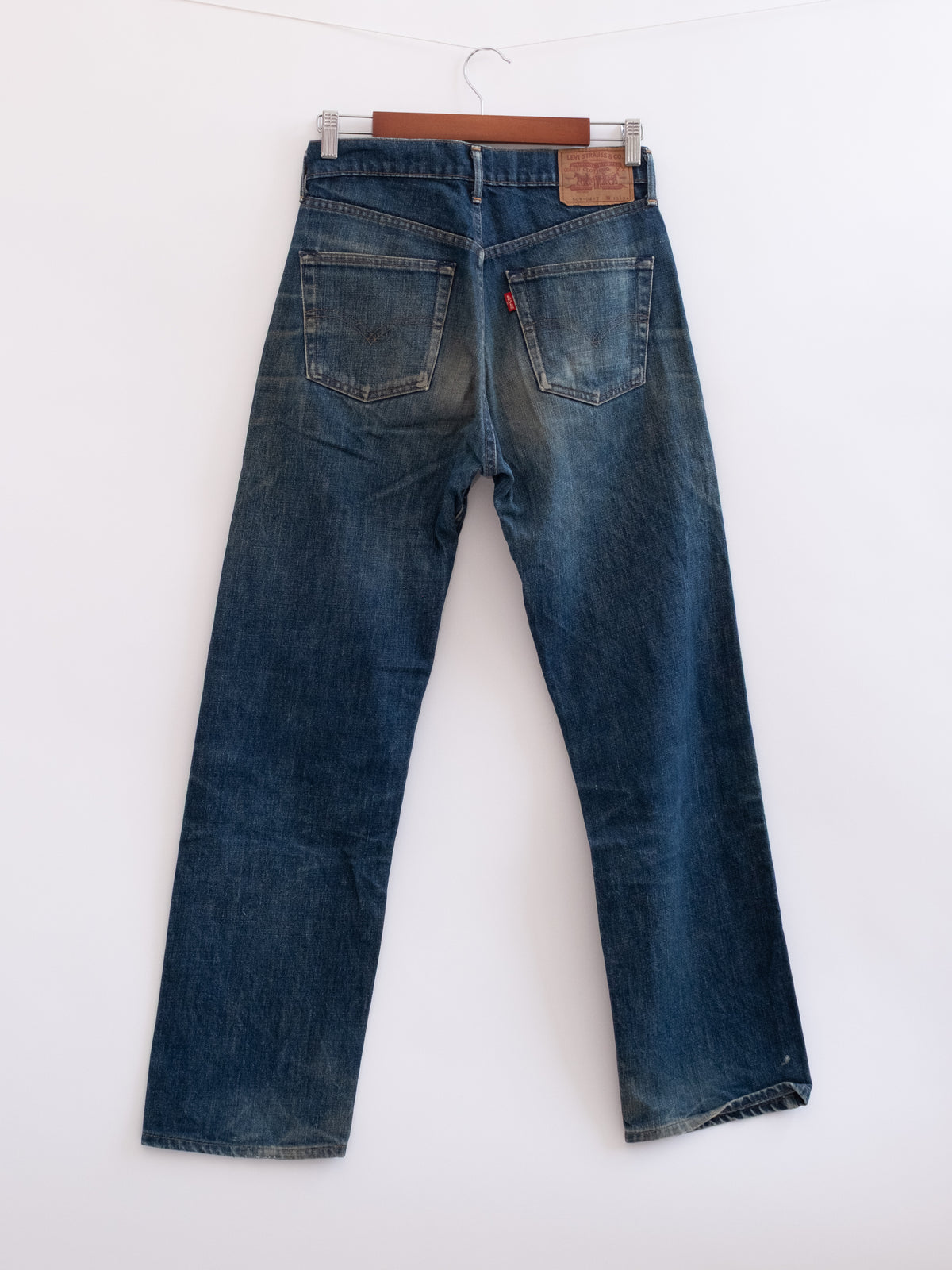 920-11 hung denim, back view