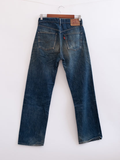 920-11 hung denim, back view