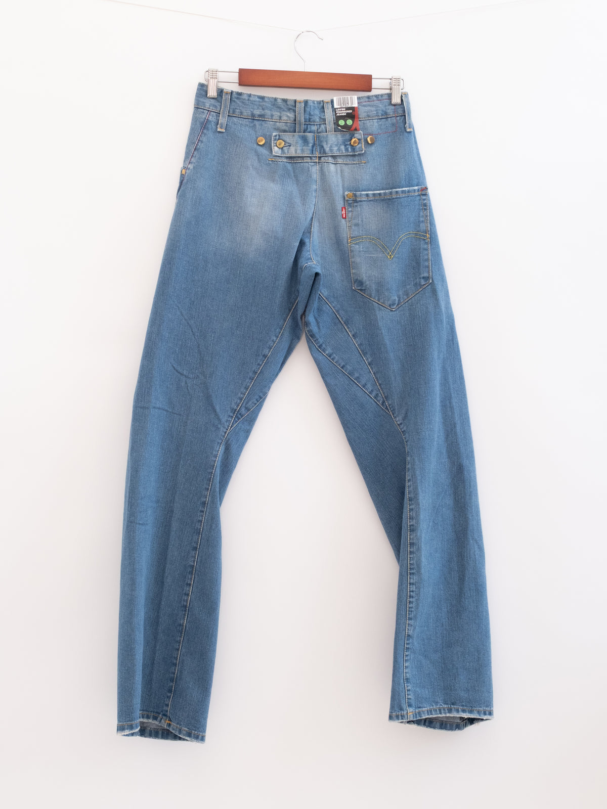 920-12 hung denim, back view