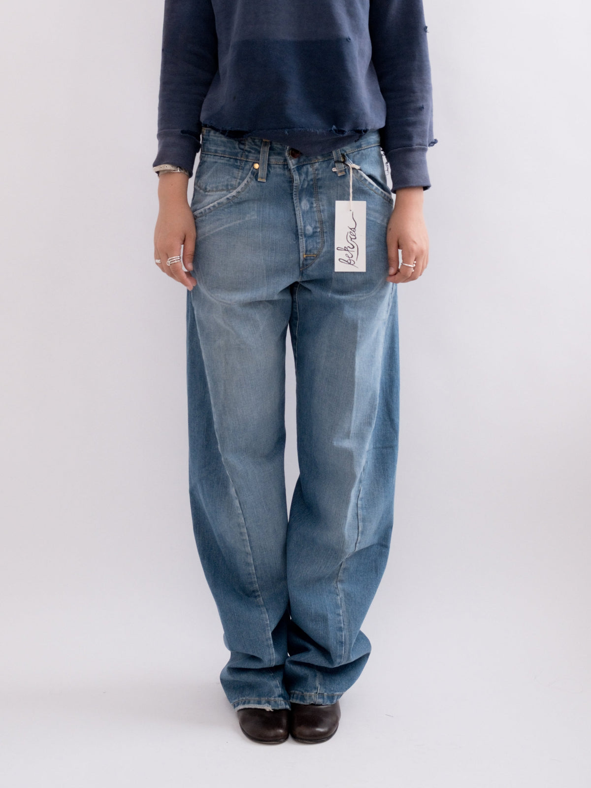 920-12 denim, item-focused front view