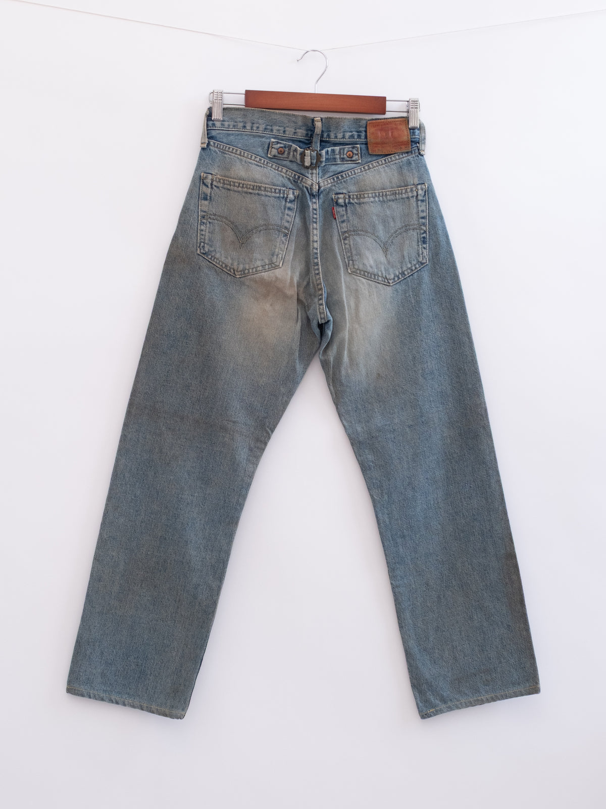 920-18 hung denim, back view