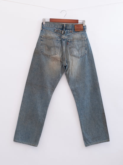 920-18 hung denim, back view