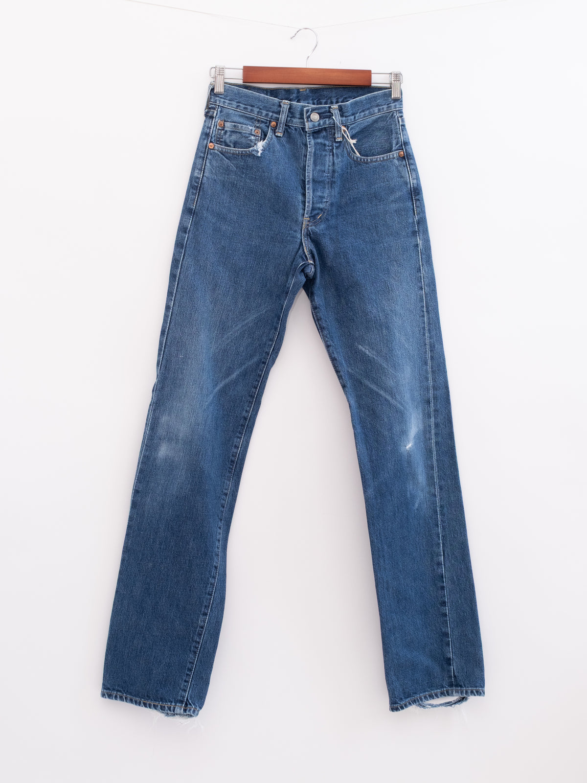 920-2 hung denim, front view