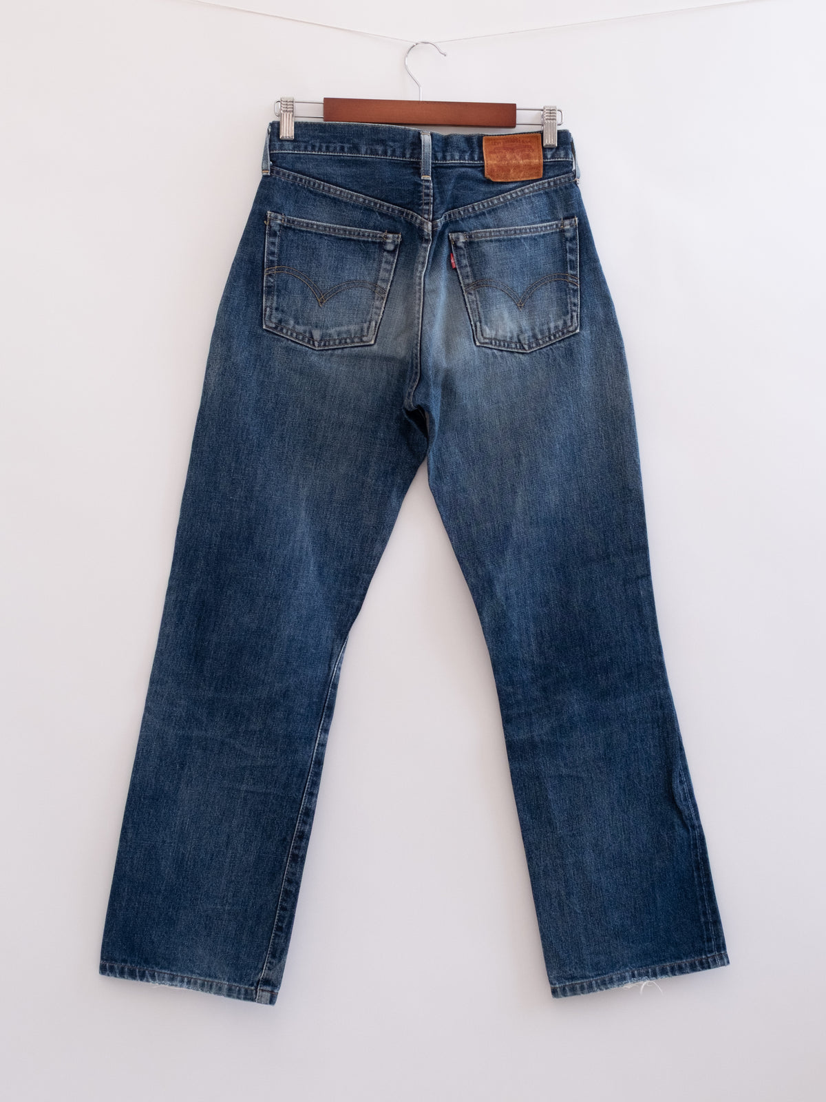 920-20 hung denim, back view