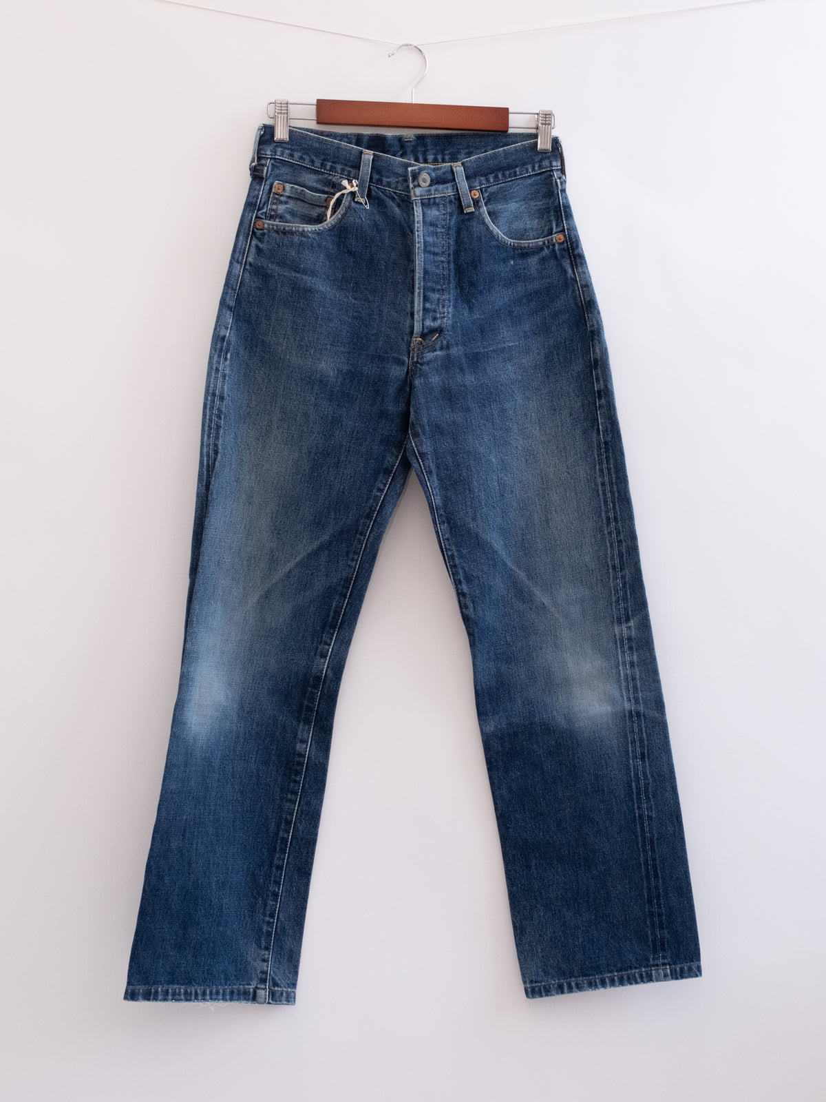 920-20 hung denim, front view
