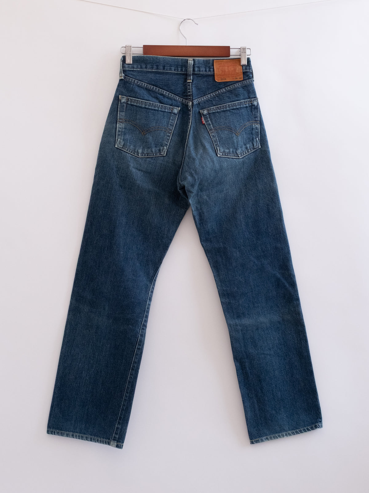 920-22 hung denim, back view