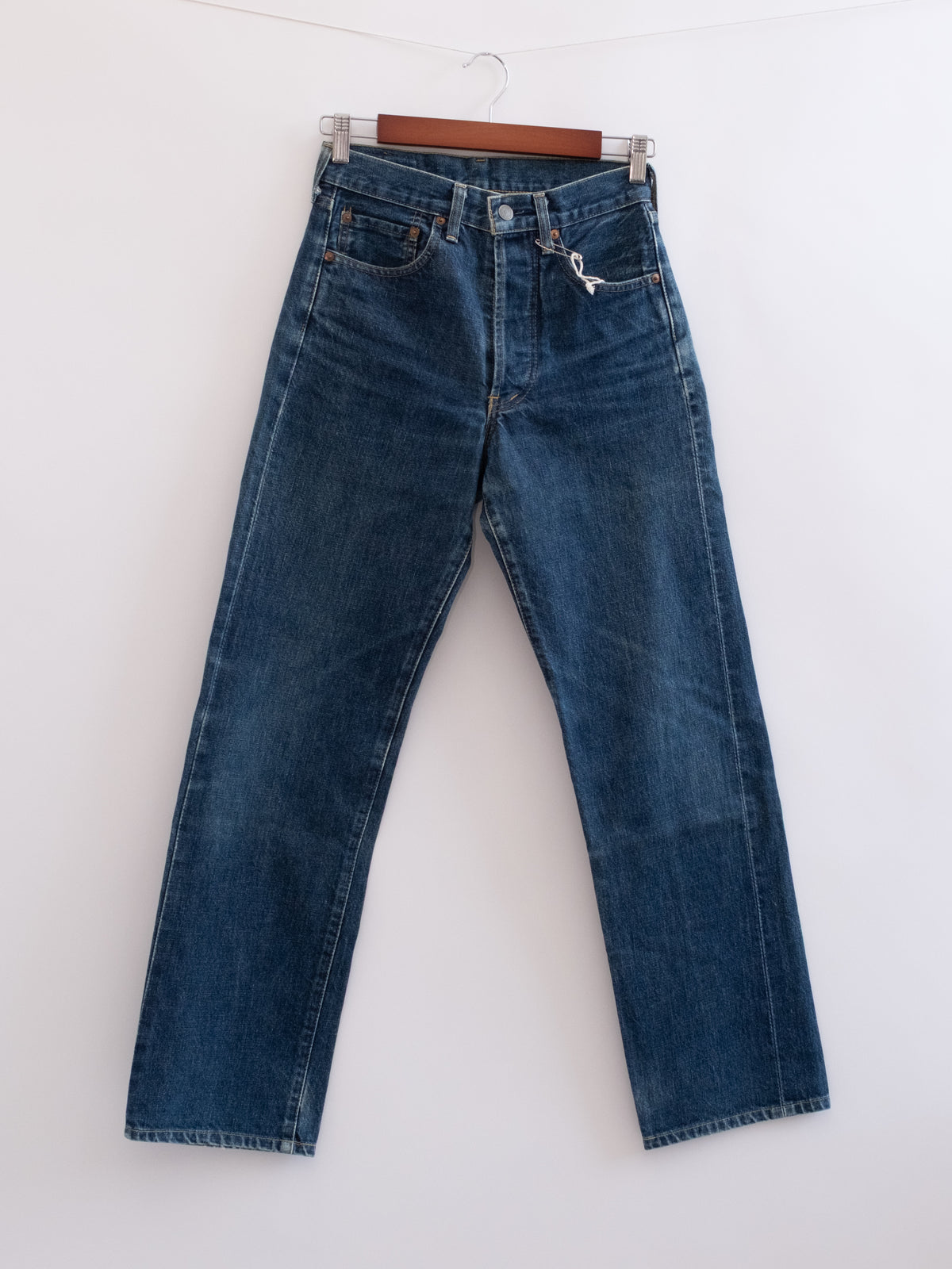 920-22 hung denim, front view