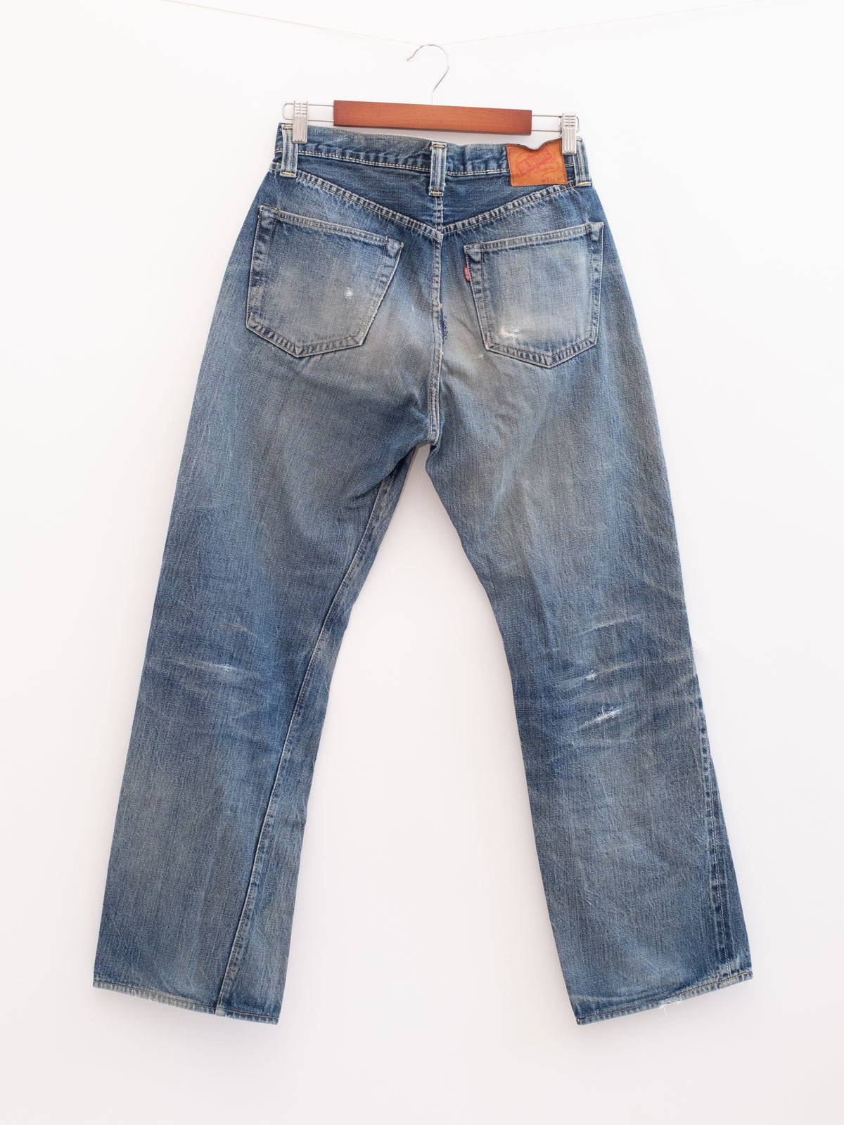 920-23 hung denim, back view