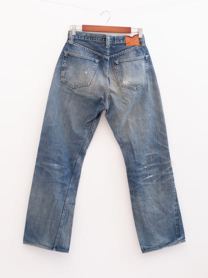 920-23 hung denim, back view