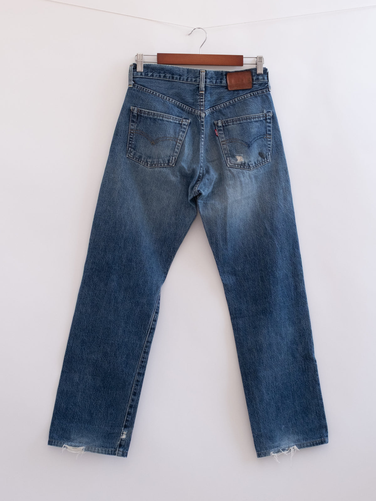 920-26 hung denim, back view