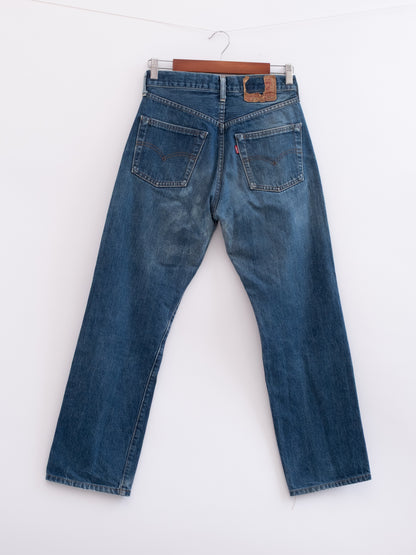 920-3 hung denim, back view