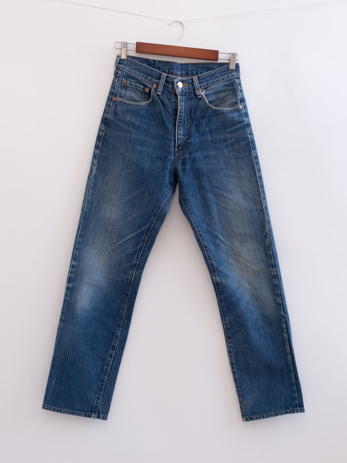 920-30 hung denim, front view