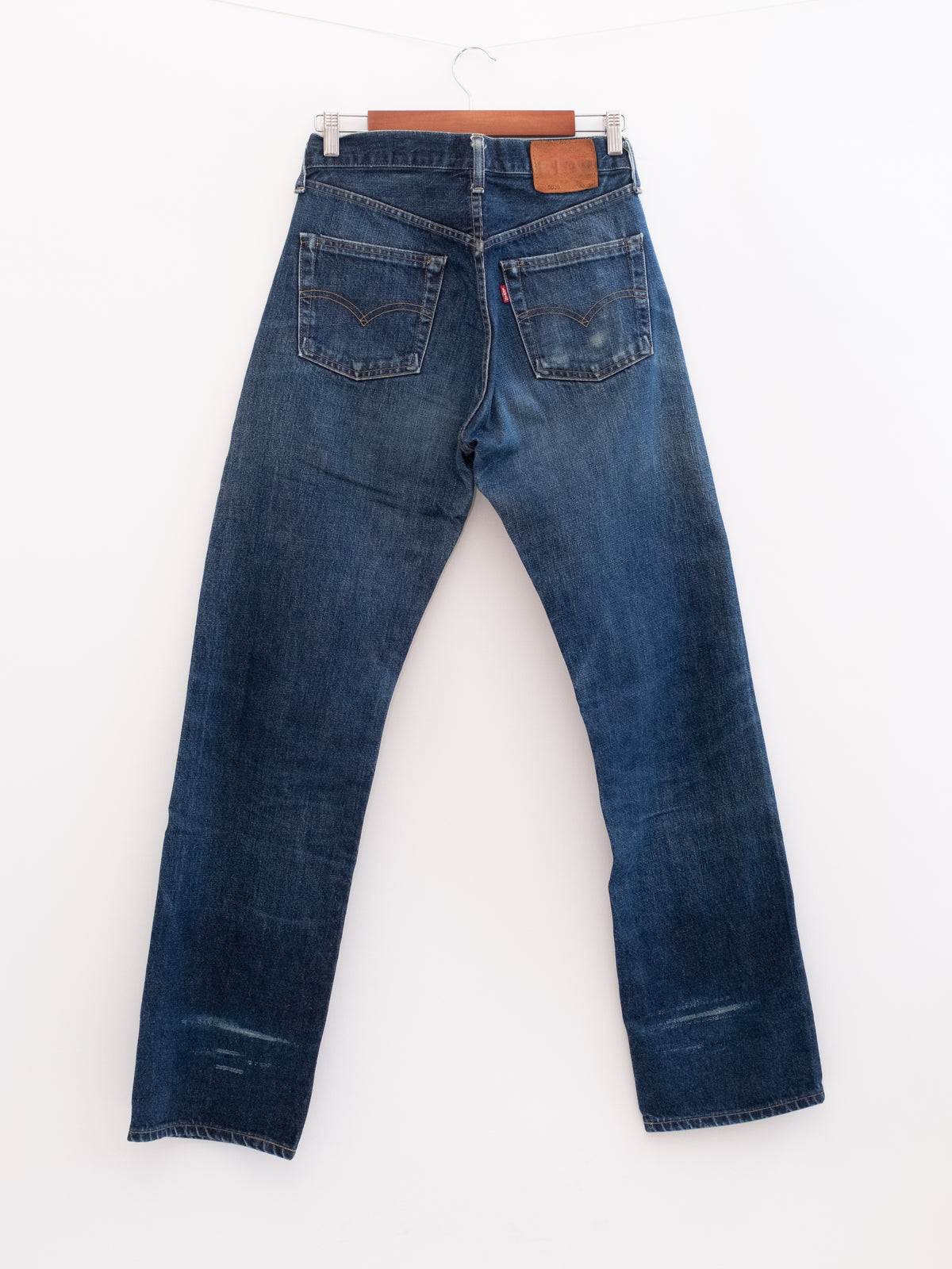 920-31 hung denim, back view