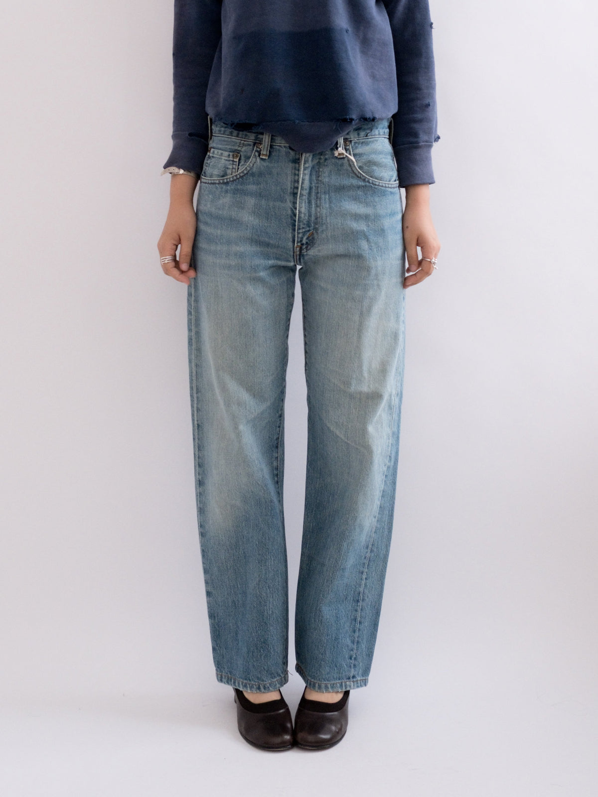 920-4 denim, item-focused front view