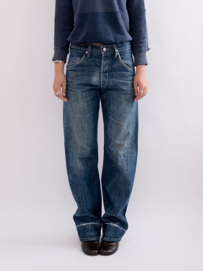 920-9 denim, item-focused front view