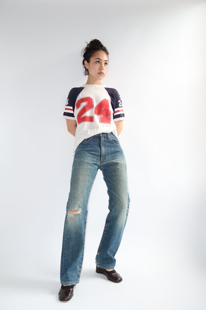Levi's 1997 Japanese Big E Selvedge Distressed Jeans (30 x 27)