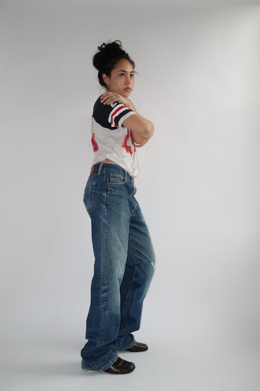 Selvedge big e 1997 reproduction (28 x 26.5)