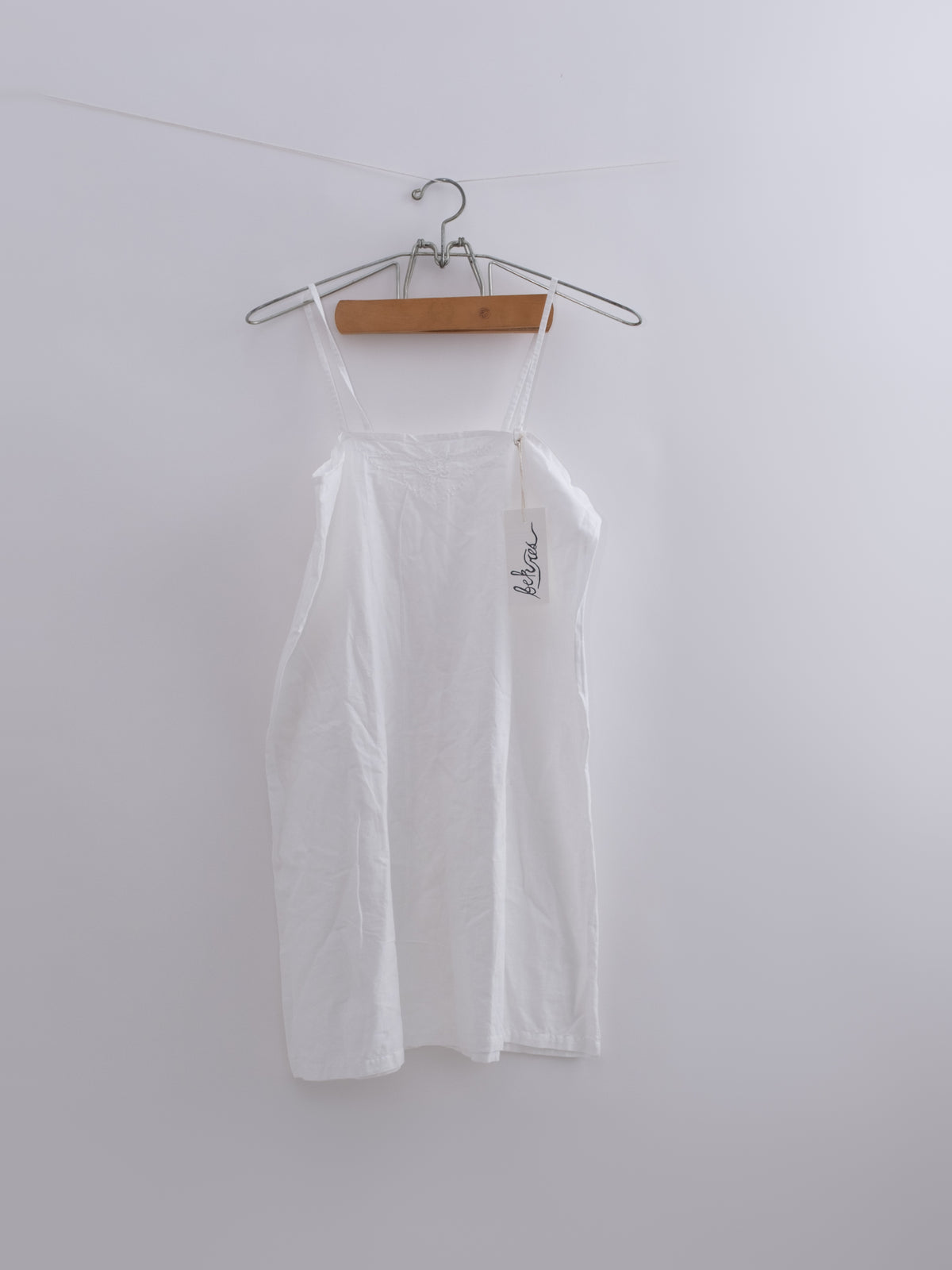 French Edwardian cotton chemise, photo 7