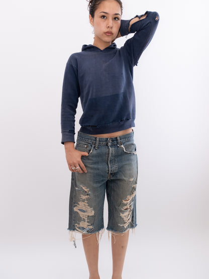Levi's distressed shorts, photo 6