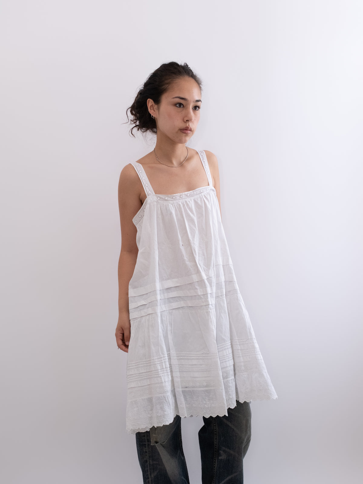 French Edwardian cotton dress, photo 1