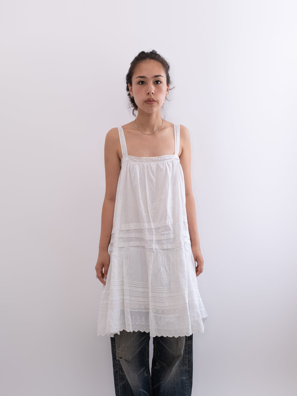 French Edwardian cotton dress, photo 2
