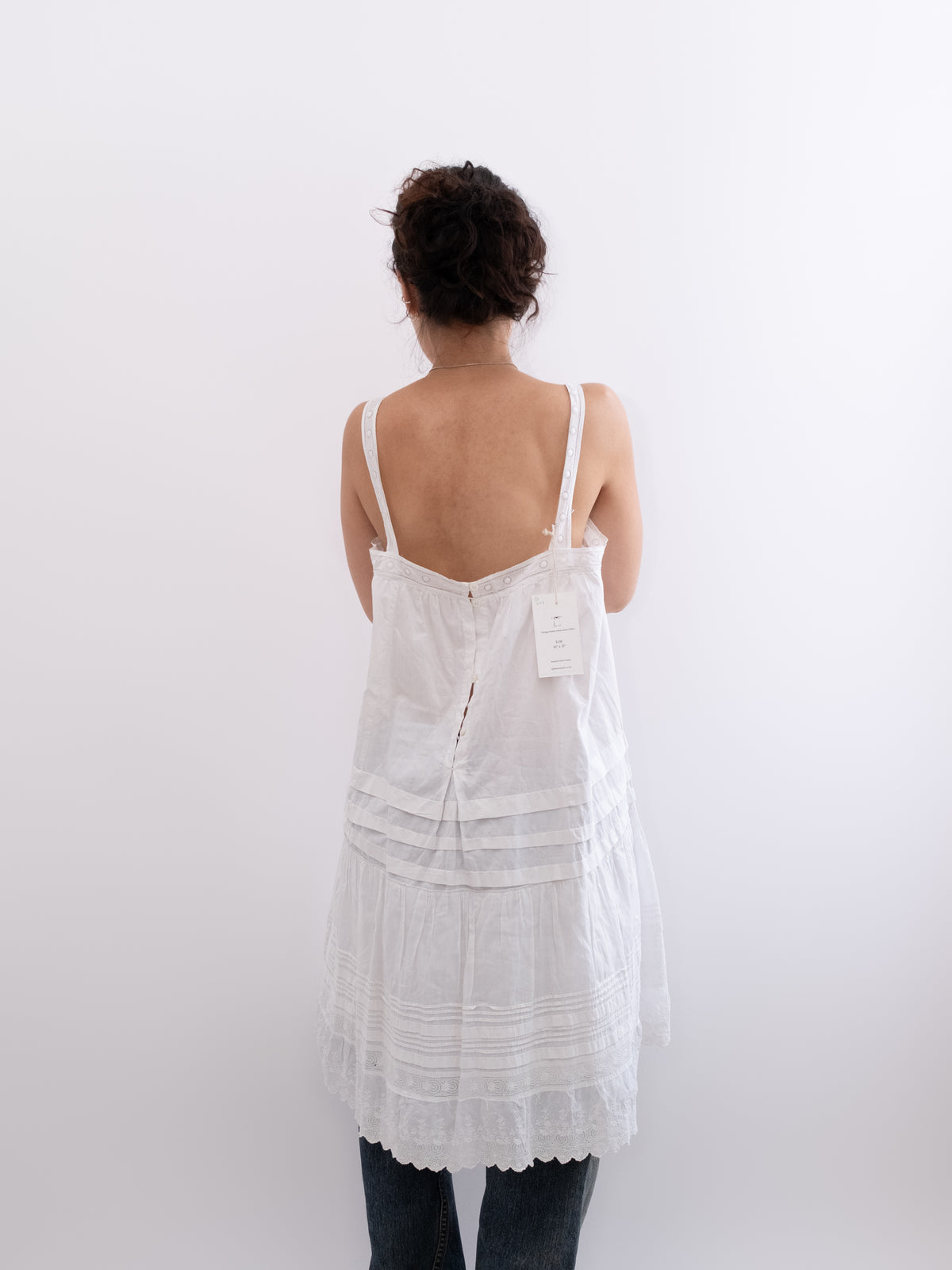 French Edwardian cotton dress, photo 5