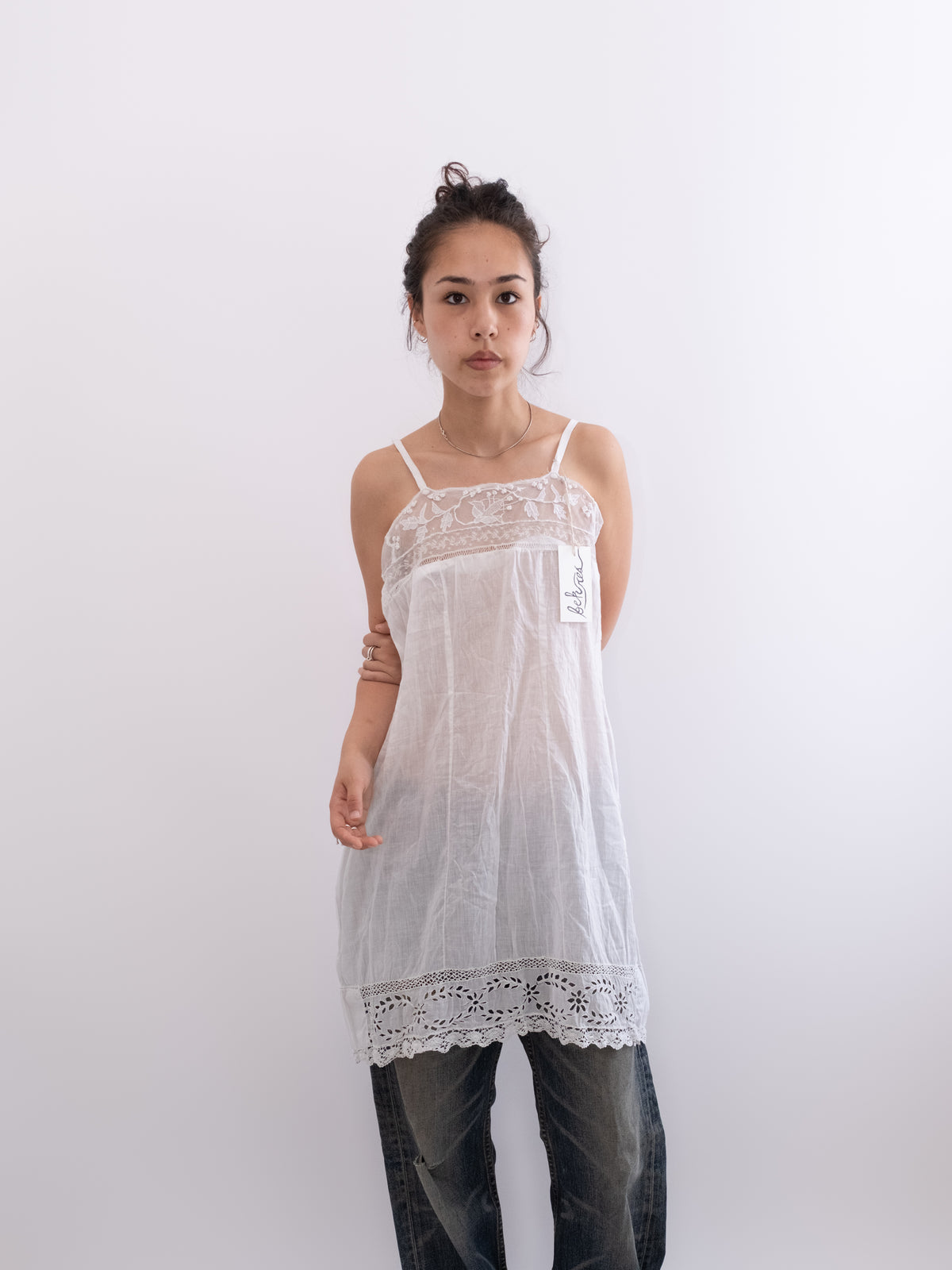 French Edwardian lace chemise, photo 5